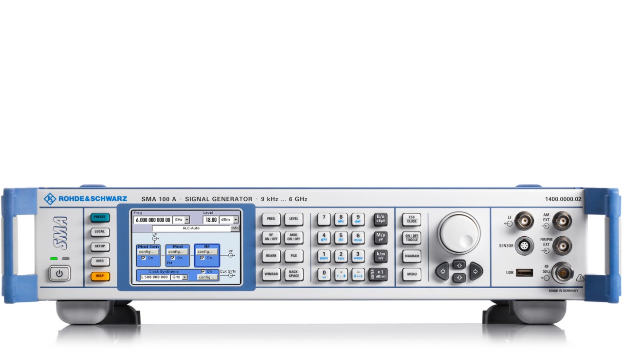  R&S®罗德与施瓦茨 SMA100A模拟信号发生器 